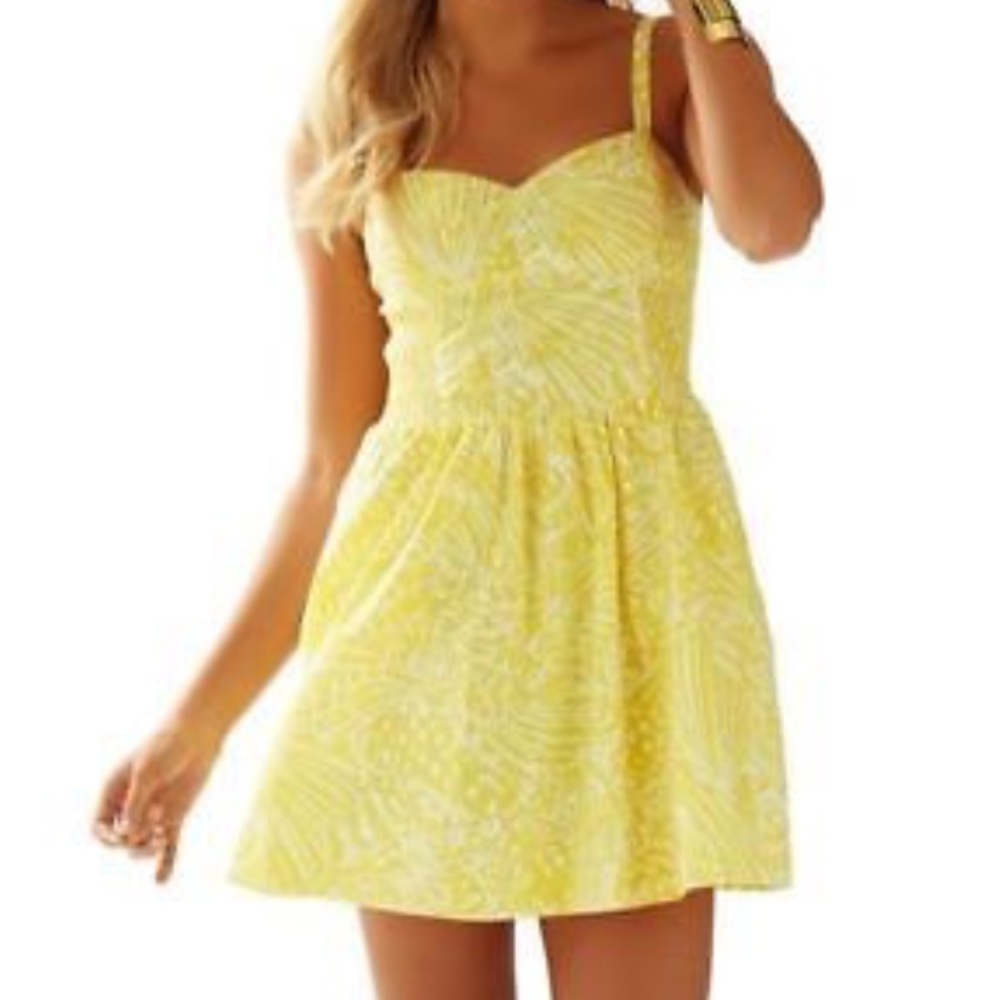 Lilly Pulitzer Yellow Christine Dress